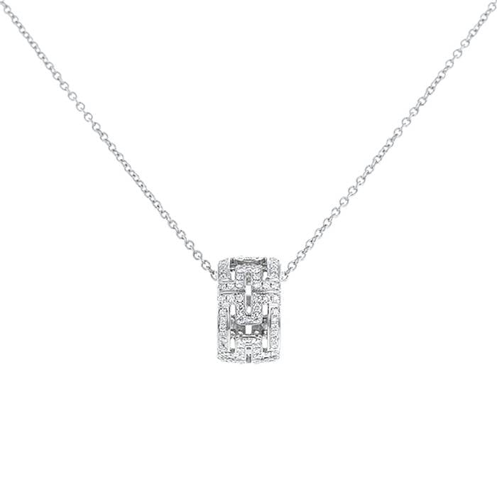 [Jewelicorn]PARENTESI NECKLACE SILVER DIAMOND