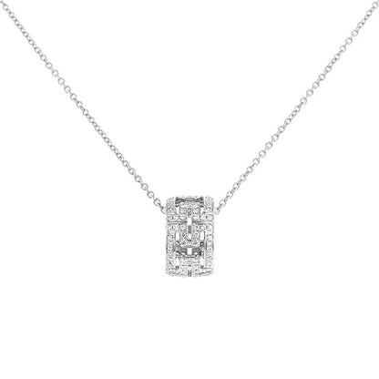 [Jewelicorn]PARENTESI NECKLACE SILVER DIAMOND