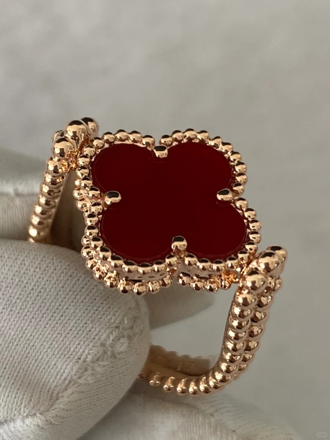 [Jewelicorn]CLOVER RIVERSIBLE ROSE GOLD RING