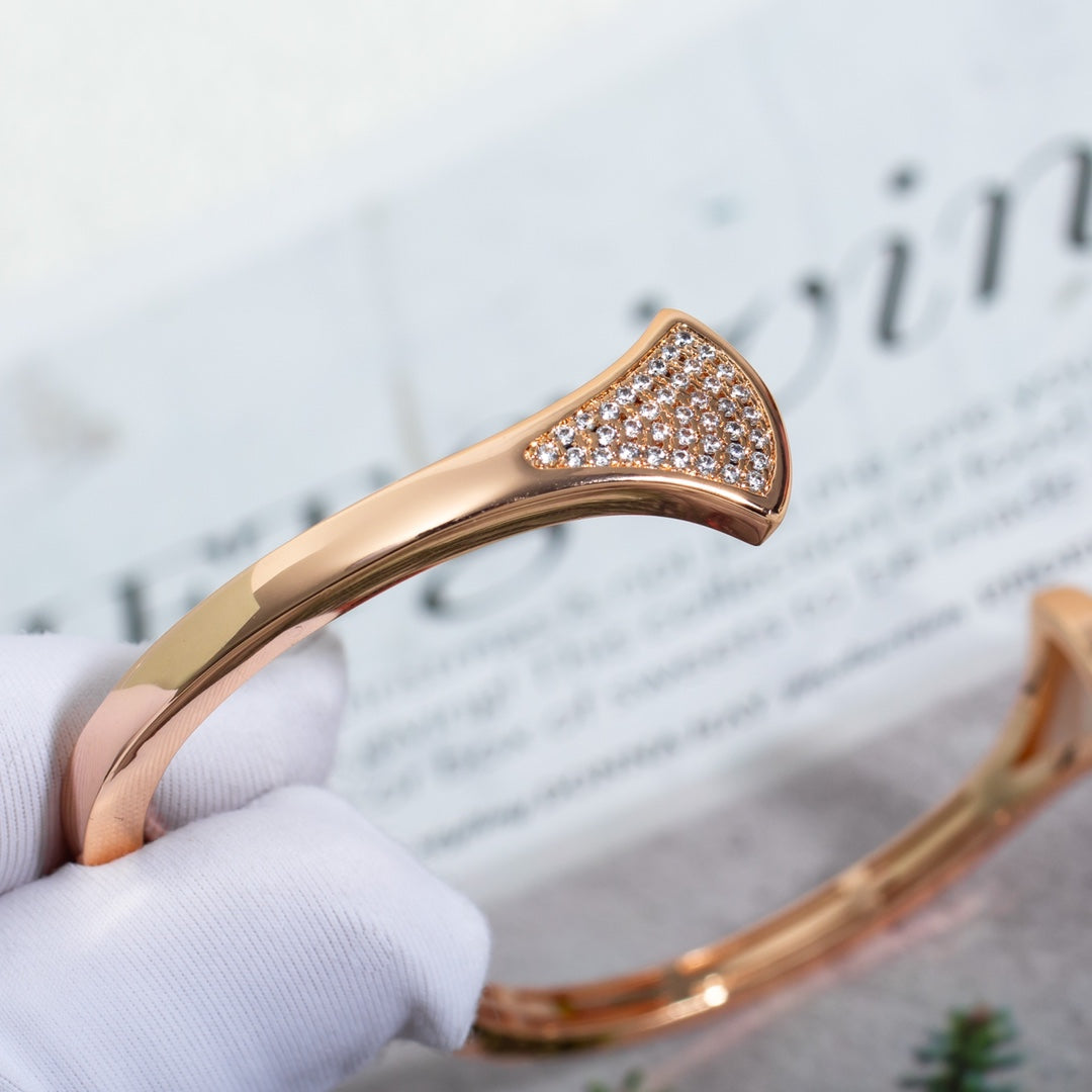 [Jewelicorn]DREAM BRACELET OPEN PINK GOLD MOP DIAMOND