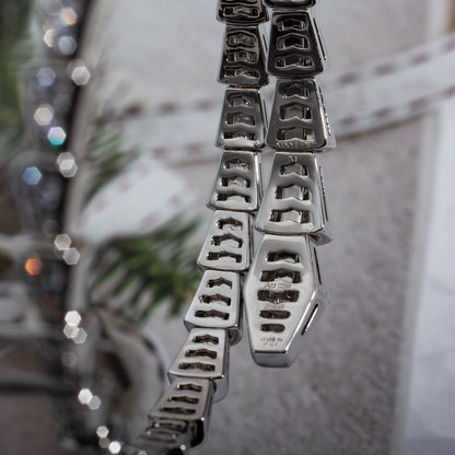 [Jewelicorn]SERPENTI BRACELET 6MM SILVER DIAMOND