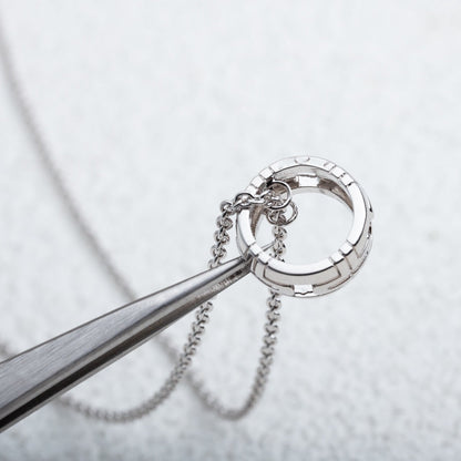 [Jewelicorn]PARENTESI NECKLACE SILVER