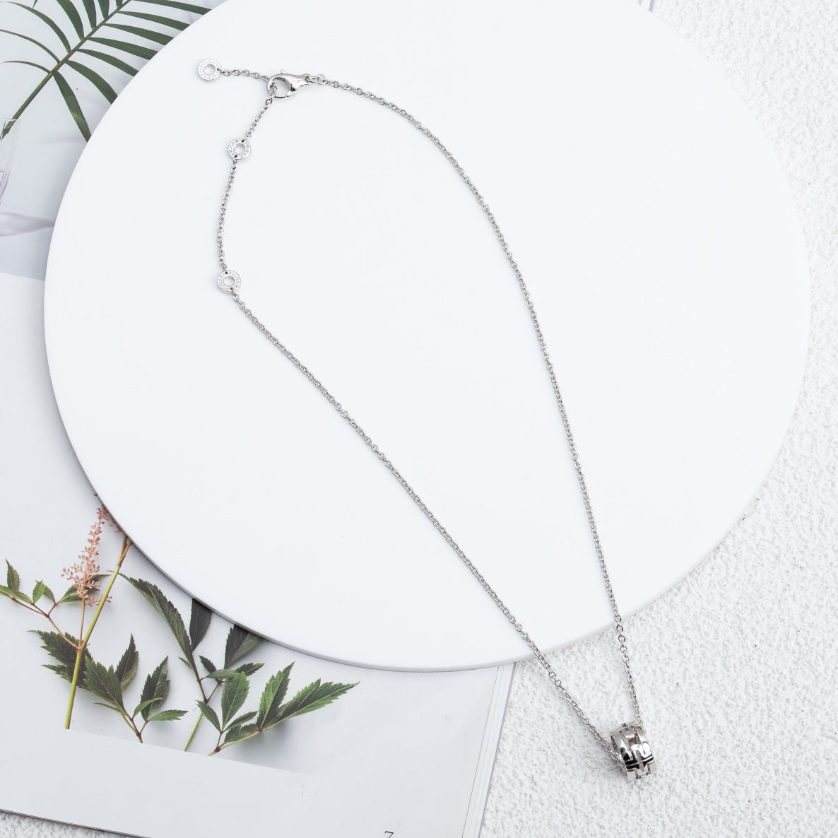 [Jewelicorn]PARENTESI NECKLACE SILVER