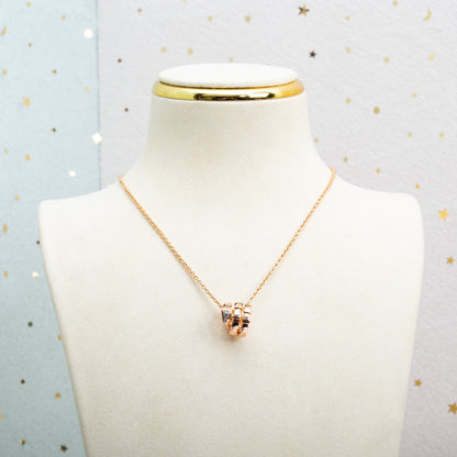 [Jewelicorn]SERPENTI PINK GOLD NECKLACE DIAMOND