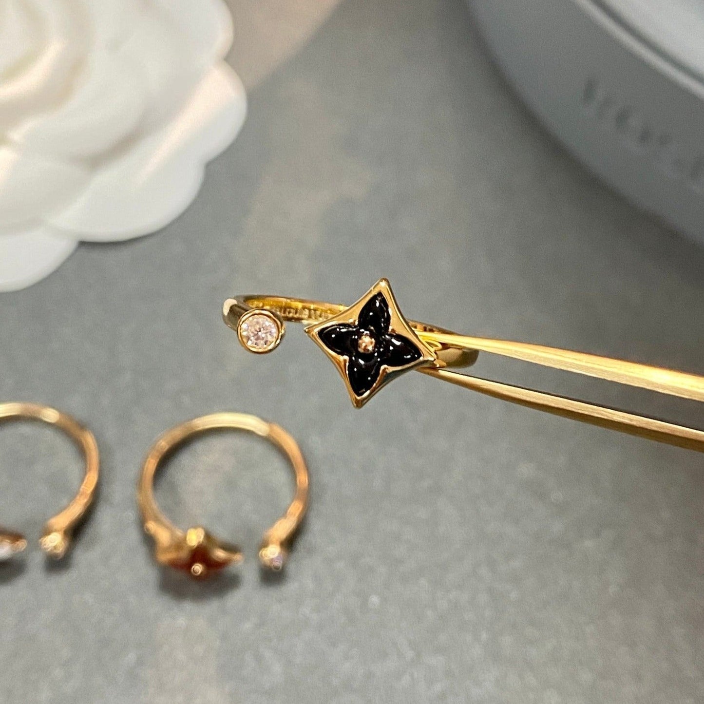 [Jewelicorn]STAR 1 DIAMOND OPEN RING