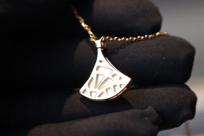 [Jewelicorn]DREAM NECKLACE WHITE MOP PINK GOLD 1 DIAMOND