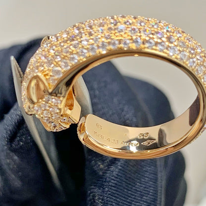 [Jewelicorn]PANTHERE PINK GOLD DIAMOND RING