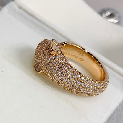 [Jewelicorn]PANTHERE PINK GOLD DIAMOND RING