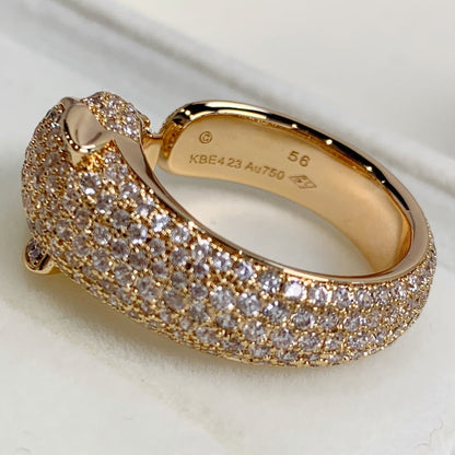 [Jewelicorn]PANTHERE PINK GOLD DIAMOND RING