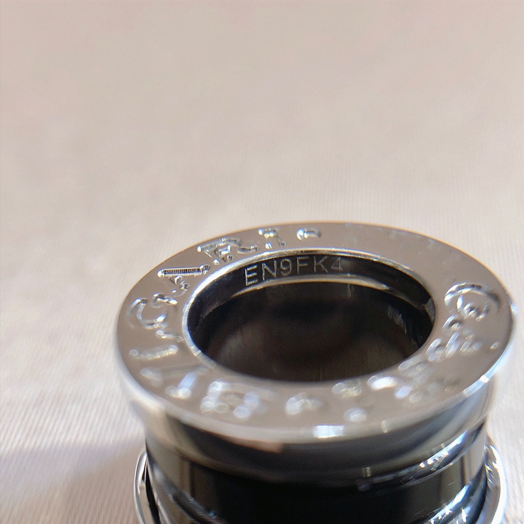 [Jewelicorn]ZERO 1 BLACK CERAMIC SILVER NECKLACE