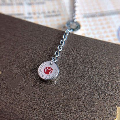 [Jewelicorn]ZERO 1 BLACK CERAMIC SILVER NECKLACE