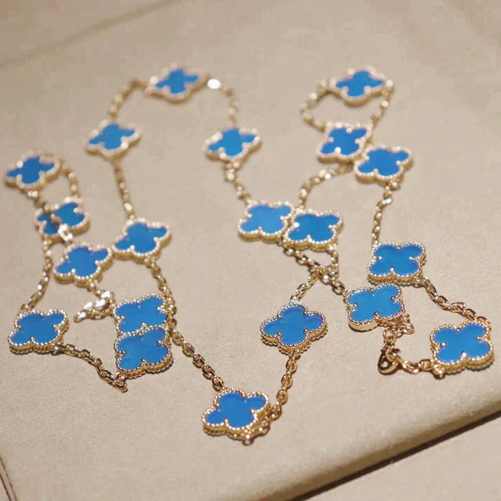 [Jewelicorn]CLOVER 20 MOTIFS TURQUOISE GOLD