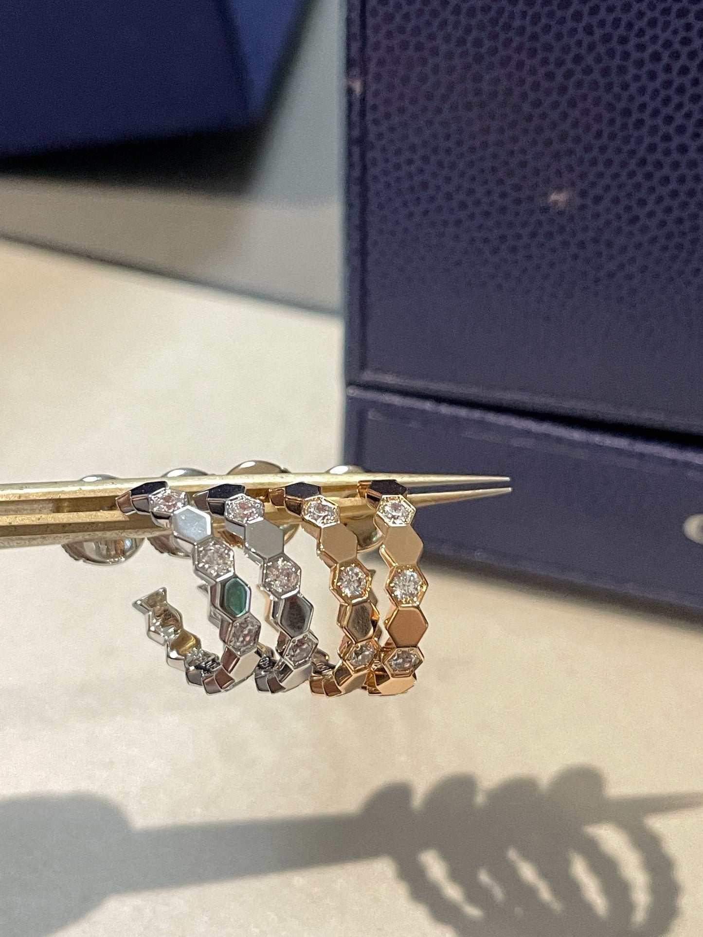 [Jewelicorn]Hollow Design Four-Leaf Clover Flower Shape Ring