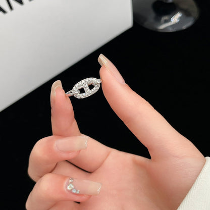 [Jewelicorn]RONDE SMALL SILVER DIAMOND RING