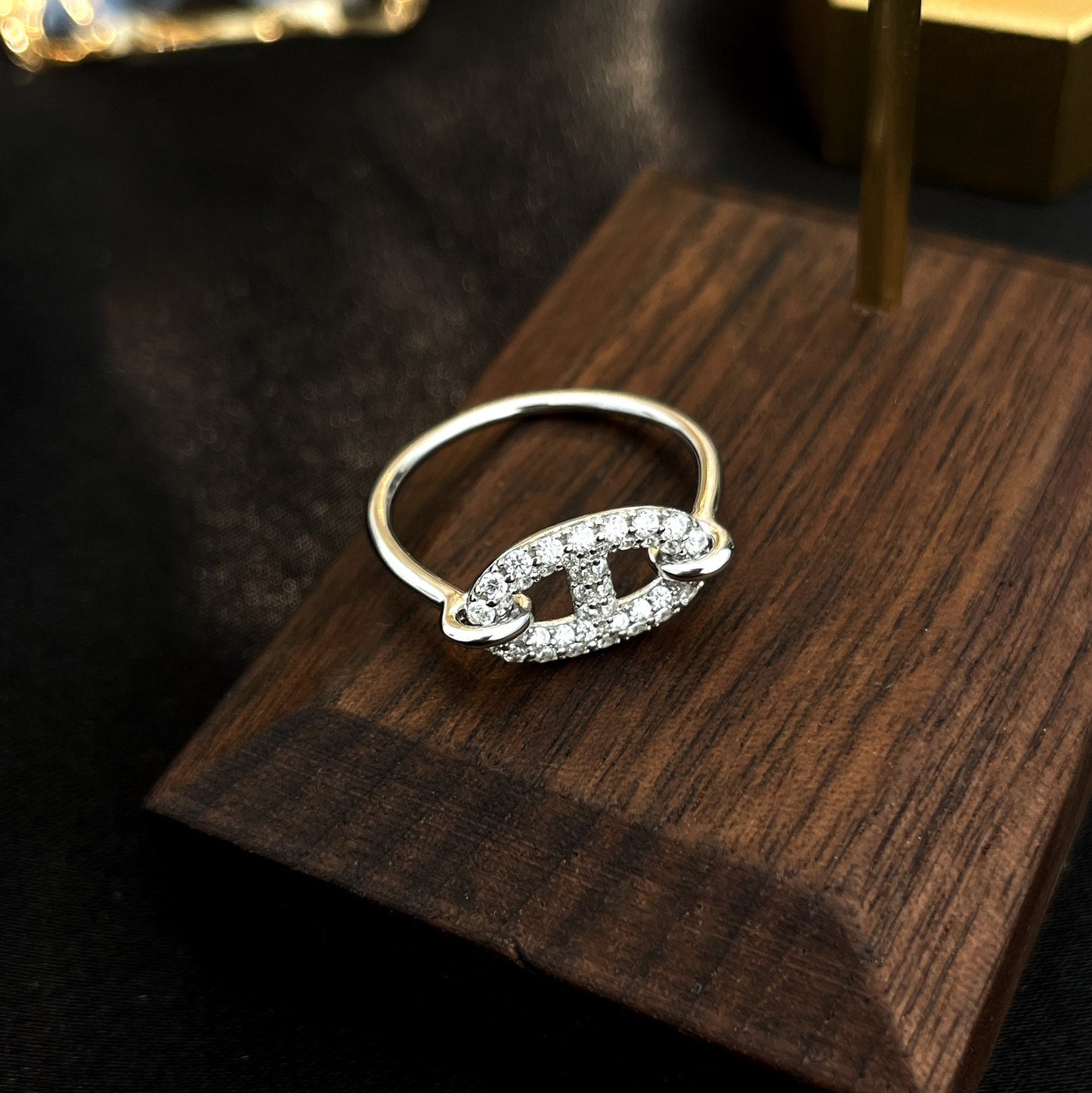 [Jewelicorn]RONDE SMALL SILVER DIAMOND RING