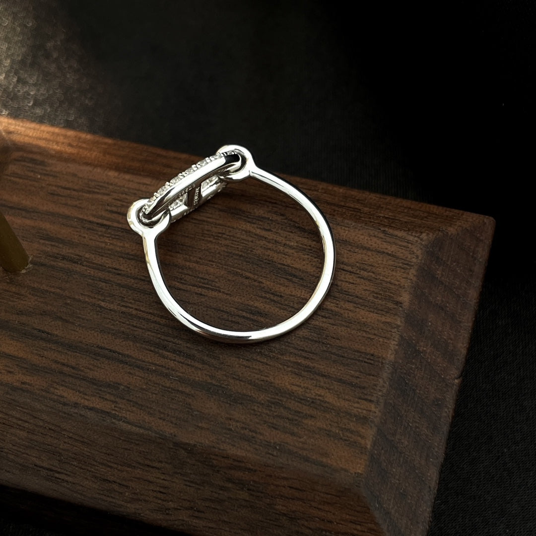 [Jewelicorn]RONDE SMALL SILVER DIAMOND RING