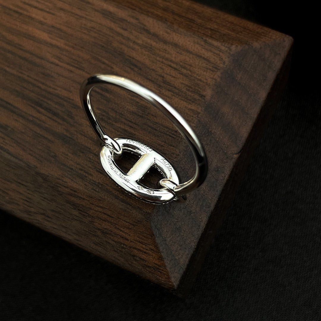 [Jewelicorn]RONDE SMALL SILVER DIAMOND RING