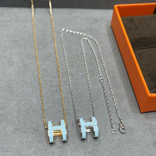[Jewelicorn]POP H SKY BLUE NECKLACE
