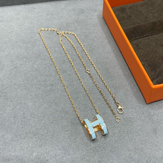[Jewelicorn]POP H SKY BLUE NECKLACE