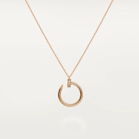 [Jewelicorn]JUSTE NECKLACE PINK GOLD