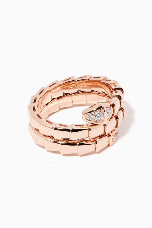 [Jewelicorn]SERPENTS DOUBLE ROW DIAMOND RING