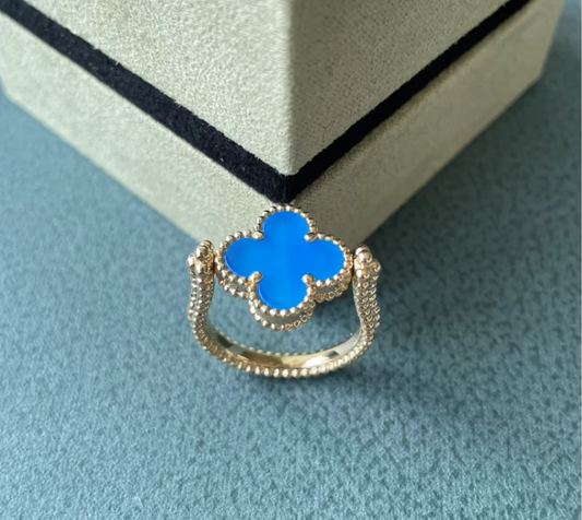 [Jewelicorn]CLOVER RIVERSIBLE ROSE GOLD RING
