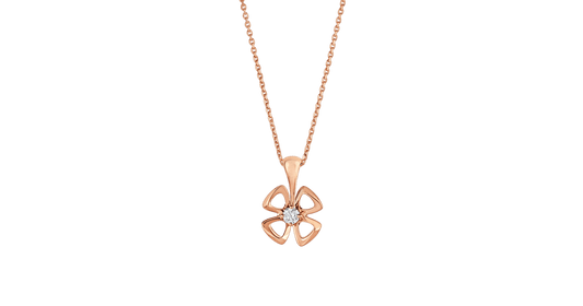 [Jewelicorn]FIOREVER NECKLACE DIAMOND CENTER