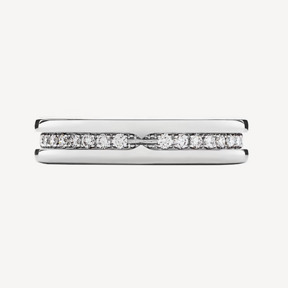 [Jewelicorn]ZERO 1 ONE-BAND PAVED DIAMONDS ON THE SPIRAL RING