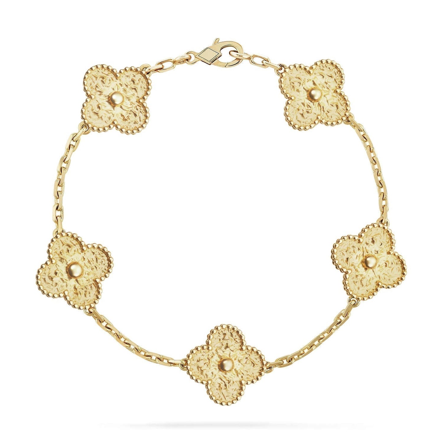 [Jewelicorn]CLOVER 5 MOTIFS BRONZING BRACELET