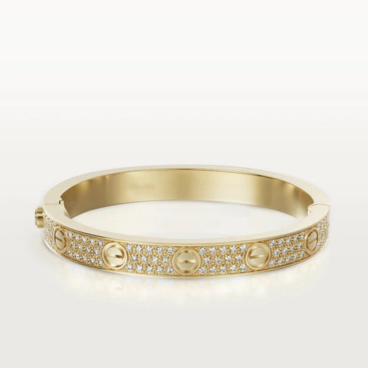 [Jewelicorn]LOVE BRACELET 6.1MM DIAMOND-PAVED