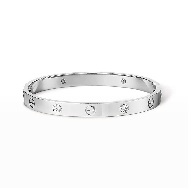 [Jewelicorn]LOVE BRACELET 6.1MM 4 DIAMONDS