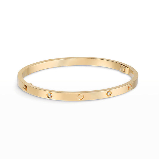 [Jewelicorn]LOVE BRACELET 3.65MM 6 DIAMONDS