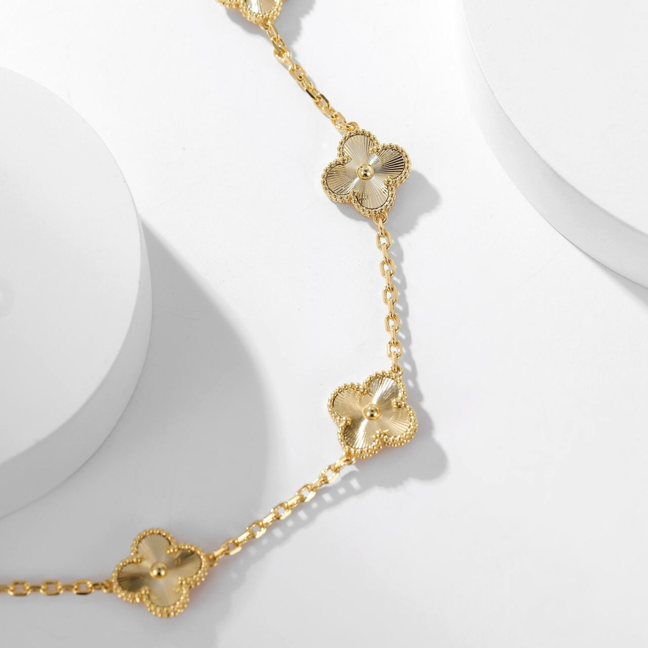 [Jewelicorn]CLOVER 10 MOTIFS LASER NECKLACE