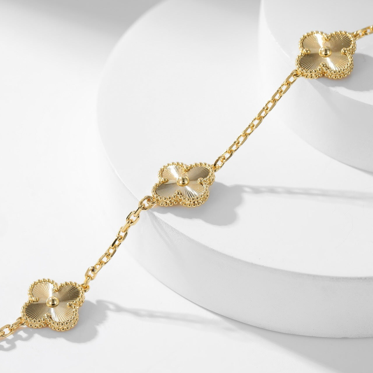 [Jewelicorn]CLOVER 10 MOTIFS LASER NECKLACE