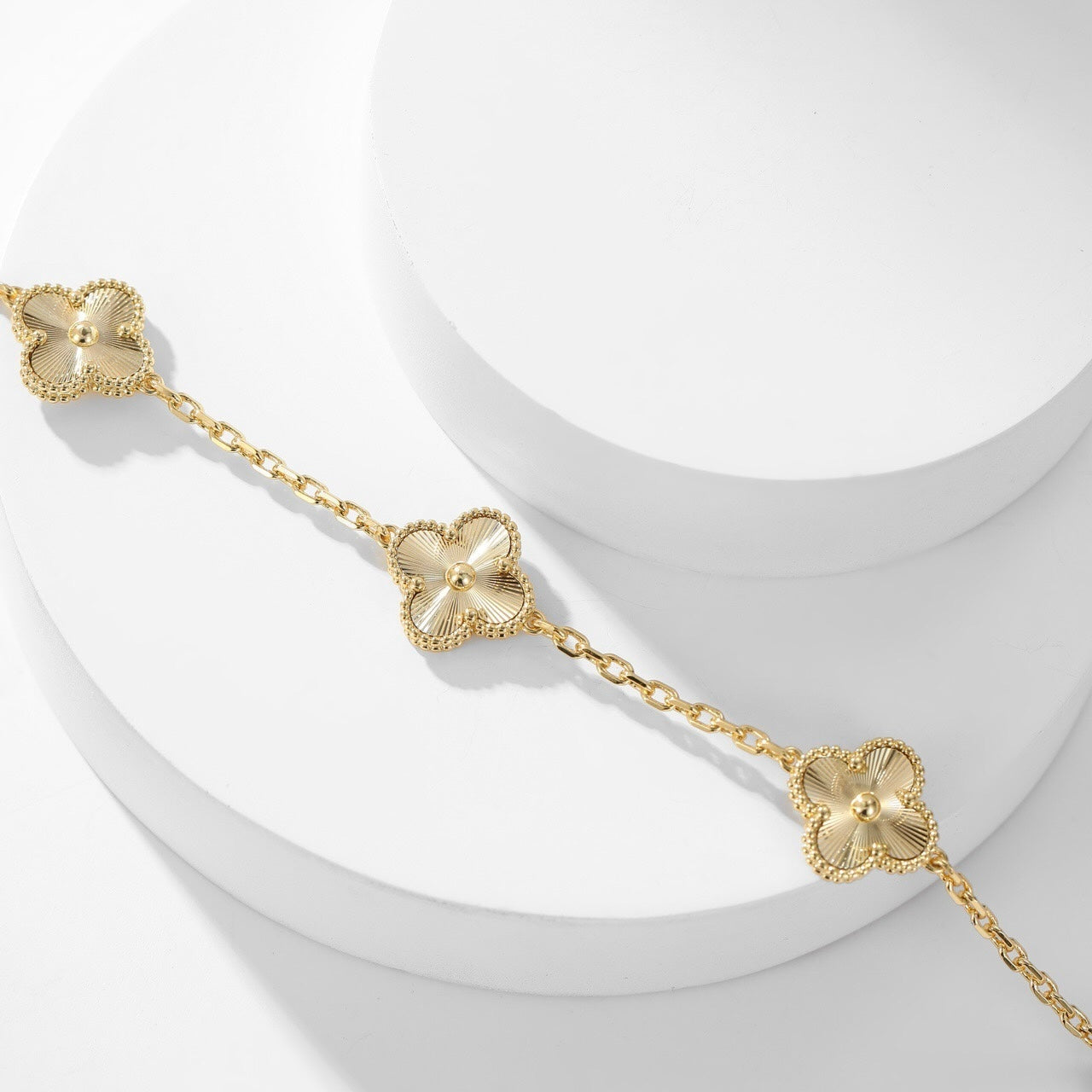 [Jewelicorn]CLOVER 10 MOTIFS LASER NECKLACE