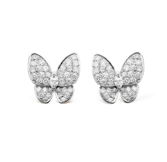 [Jewelicorn]BUTTERFLY ALL DIAMOND EARRINGS