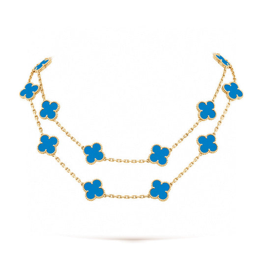 [Jewelicorn]CLOVER 20 MOTIFS TURQUOISE GOLD