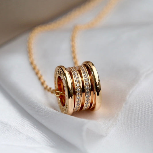 [Jewelicorn]ZERO 1 PINK GOLD DIAMOND NECKLACE