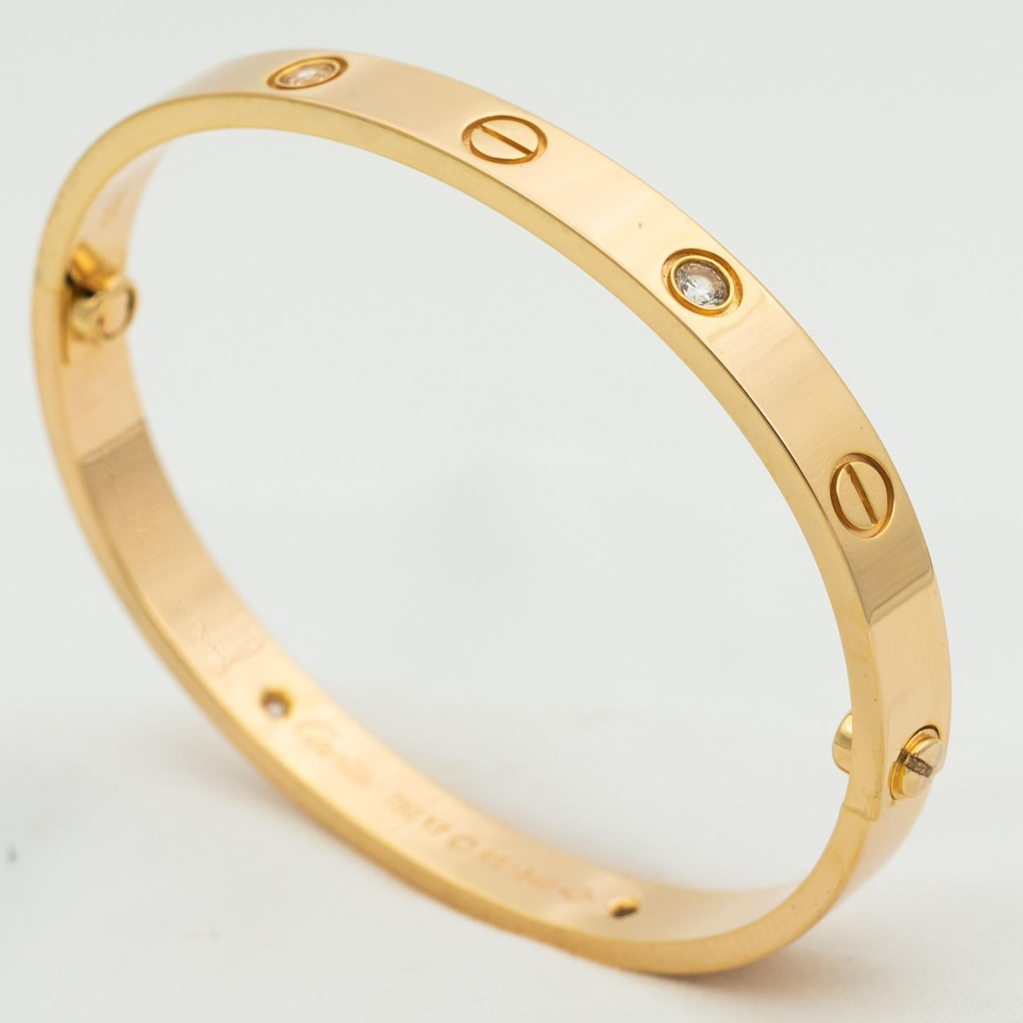 [Jewelicorn]LOVE BRACELET 6.1MM 4 DIAMONDS