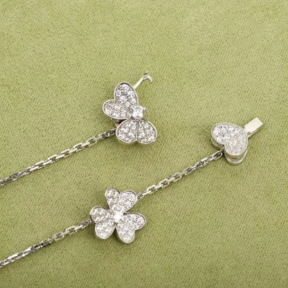 [Jewelicorn]FRIVOLE SILVER 9 FLOWERS NECKLACE