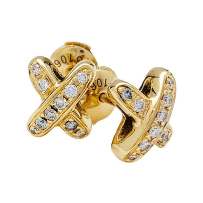 [Jewelicorn]JEUX DE GOLD DIAMOND EARRINGS