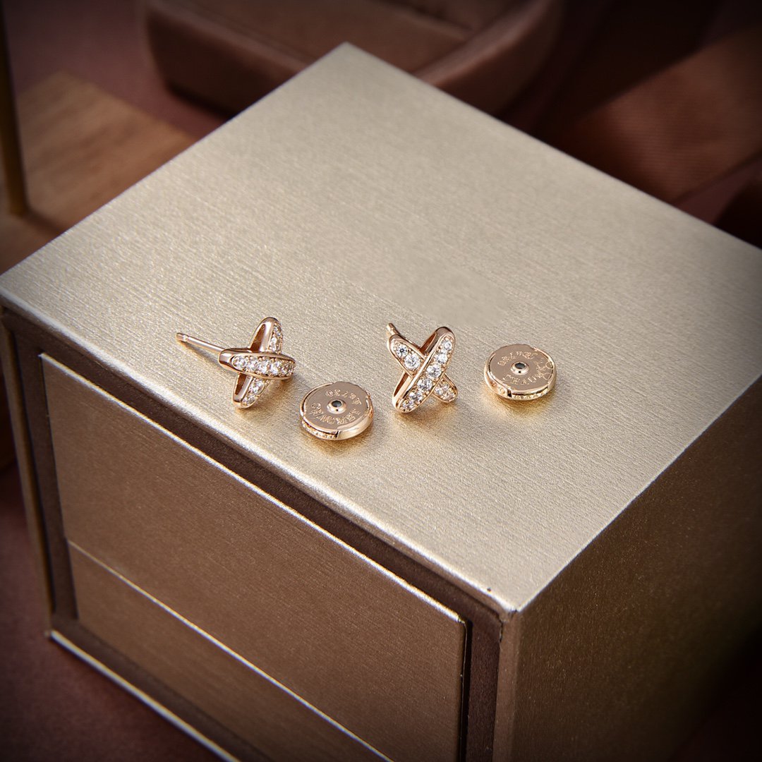 [Jewelicorn]JEUX DE GOLD DIAMOND EARRINGS