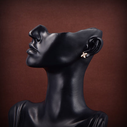 [Jewelicorn]JEUX DE GOLD DIAMOND EARRINGS