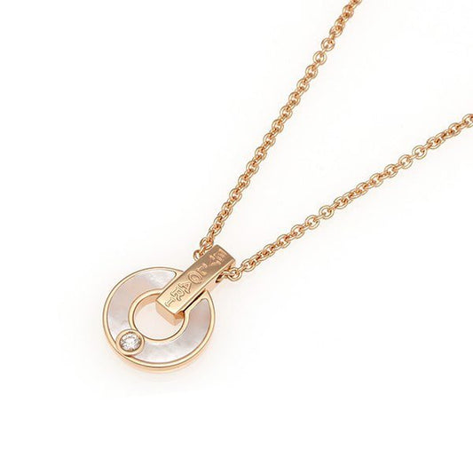 [Jewelicorn]GARI NECKLACE PINK GOLD MOP