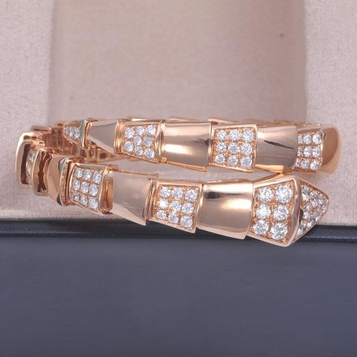 [Jewelicorn]SERPENTI BRACELET PINK GOLD DIAMOND