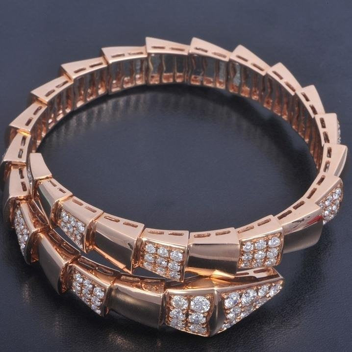 [Jewelicorn]SERPENTI BRACELET PINK GOLD DIAMOND
