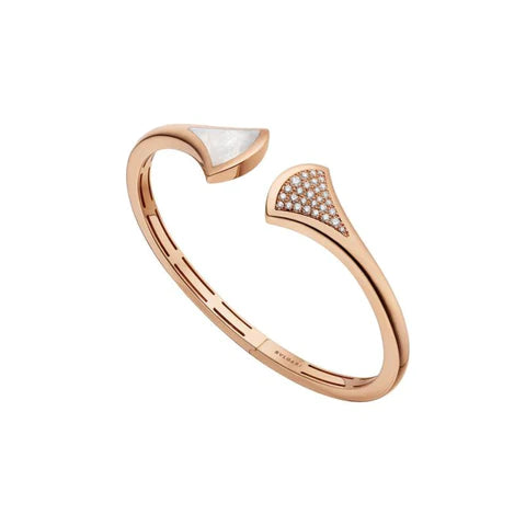 [Jewelicorn]DREAM BRACELET OPEN PINK GOLD MOP DIAMOND