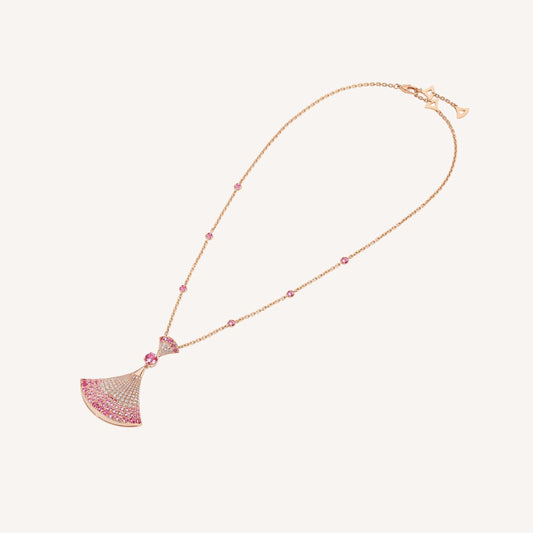 [Jewelicorn]DREAM NECKLACK DIAMOND PINK GOLD