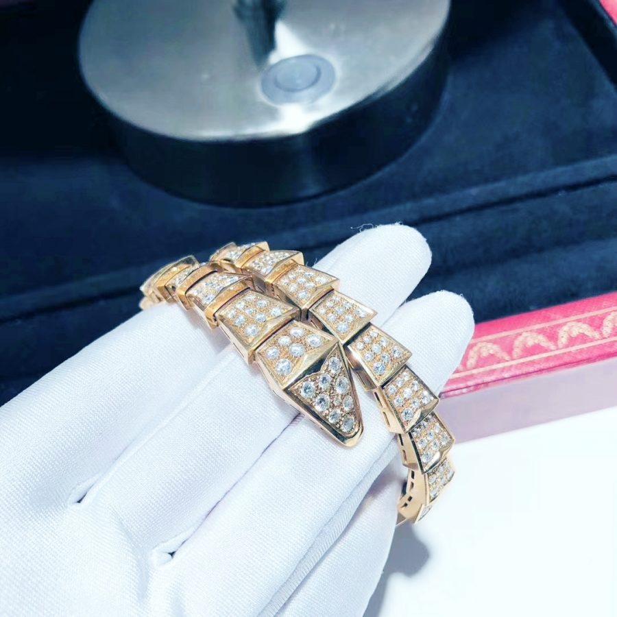 [Jewelicorn]SERPENTI BRACELET 8MM PINK GOLD DIAMOND