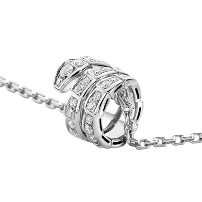 [Jewelicorn]SERPENTI  NECKLACE DOUBLE RING DIAMOND